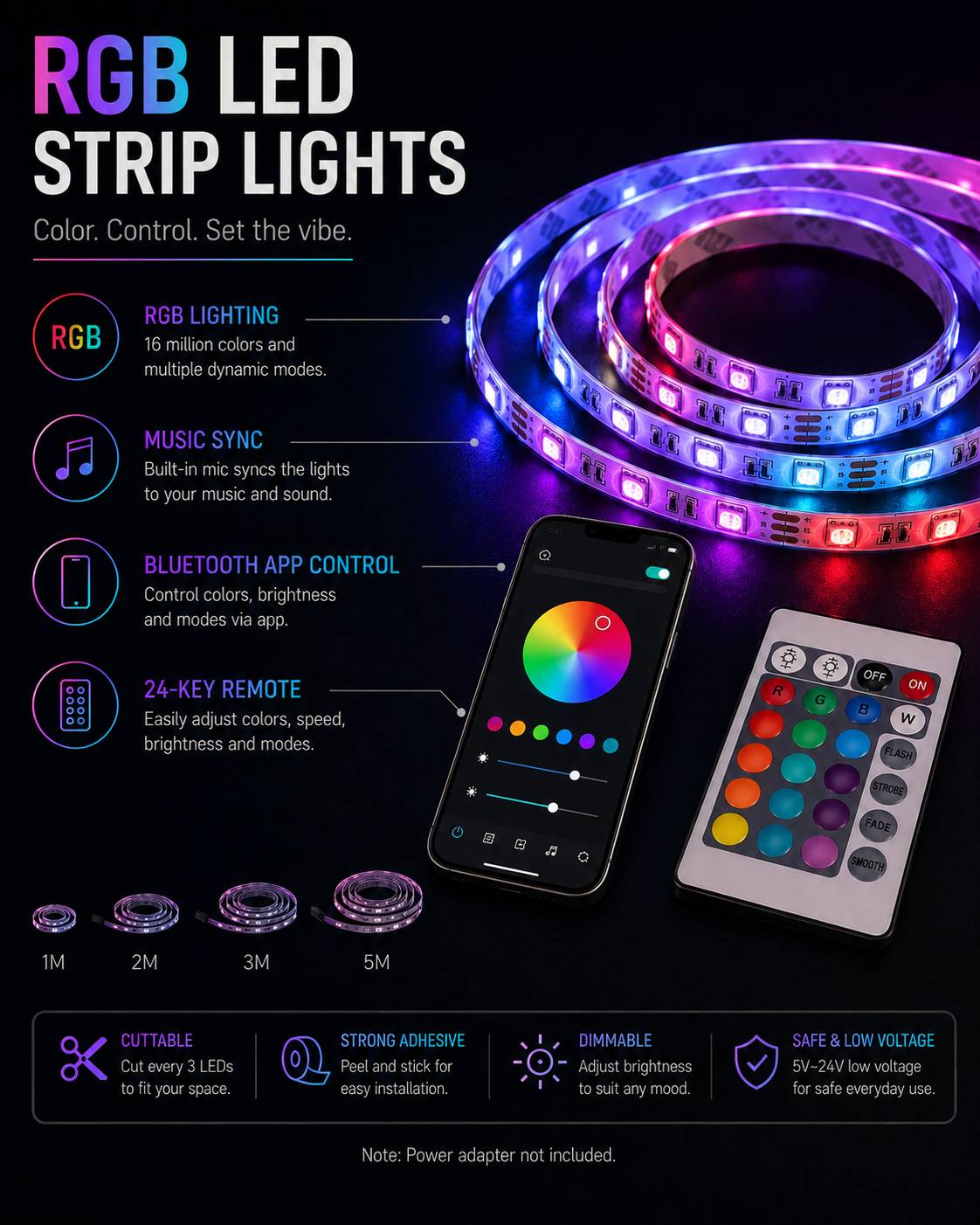 RGB LED Strip Lights
