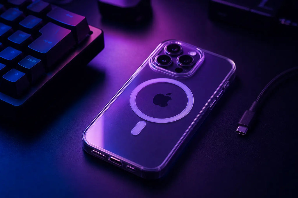 Clear MagSafe iPhone Case - Magnetic, Protective, Wireless Charging Compatible