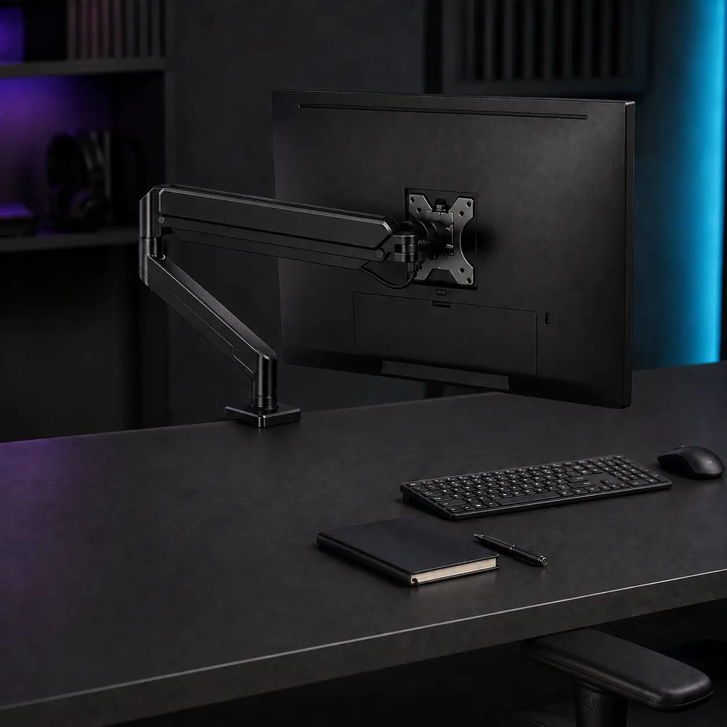 Adjustable Single Monitor Arm – 14–32"